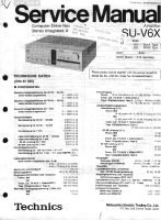 Technics - SUV-6-X - Service manual 
